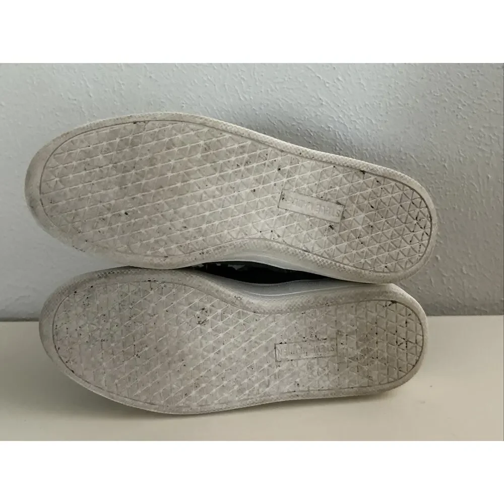 Steve Madden Leather Hi-Top Women 7M Debora Green Suede Camo Sherpa Zip Sneaker - Picture 7 of 9